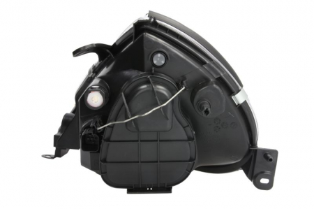 Far fata dreapta (halogen, H1/H7, electric, fara motoras, culoare interior: argintiu, culoare semnalizator: galben) potrivit FORD KA, STREET KA 01.96-12.08 [1]