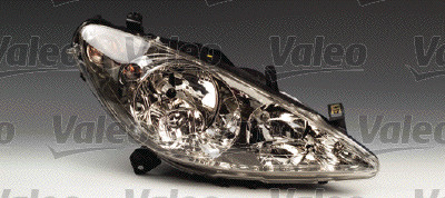 Far fata Dreapta (halogen, H1/H7/W5W, electric, cu motor, culoare semnalizator: transparent) potrivit PEUGEOT 307, 307/KOMBI -06.05 [2]