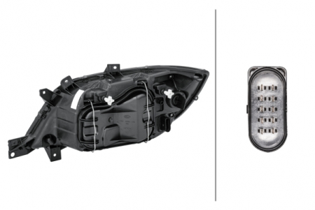 Far fata Dreapta potrivit MERCEDES SPRINTER 3,5-T (B906), SPRINTER 3-T (B906), SPRINTER 3-T (B910), SPRINTER 4,6-T (B906) 2013-2018 (halogen, H3/H7/PY21W/W21, electric, cu motor, bec) [1]