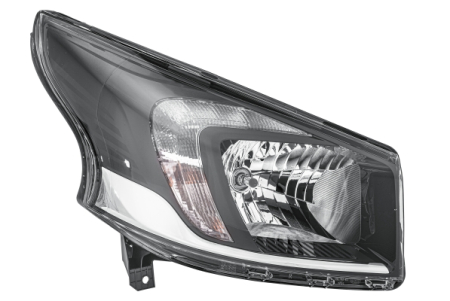 Far fata Dreapta (halogen, H4/LED/PY21W, electric, cu motor, bec) potrivit OPEL VIVARO B [2]