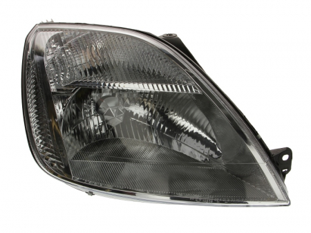 Far fata dreapta potrivit FORD FIESTA V (halogen, H4/PY21W/W5W, electric, cu motor, culoare interior: cromat, culoare semnalizator: alb) [0]