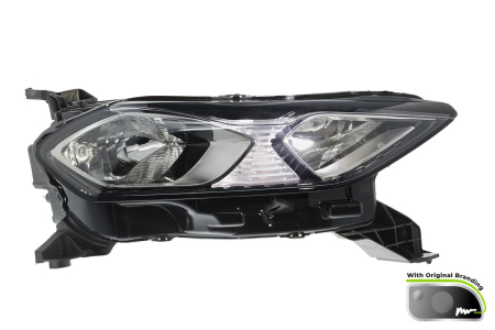Far fata Dreapta potrivit DS DS 3 / DS 3 (halogen, H7, electric, cu motor) [2]
