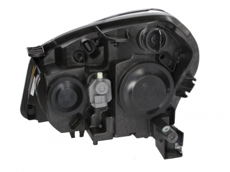 Far fata Dreapta potrivit NISSAN QASHQAI I pana in 2010 (halogen, H7/H7/PY21W/W5W, electric, cu motor, bec, culoare insert: cromat) [1]