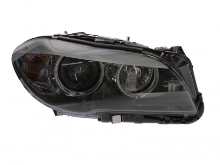 Far fata Dreapta (halogen, H7/H7/PY24W, electric, cu motor, culoare semnalizator: transparent) potrivit BMW 5 (F10), 5 (F11) 09.08-06.13 [0]