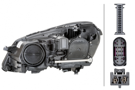 Far fata Dreapta potrivit MERCEDES E T-MODEL (S212), E (W212) potrivit MERCEDES dupa 2013 (halogen, H7/LED/PSY24W, electric, cu motor, fara controler LED) [3]