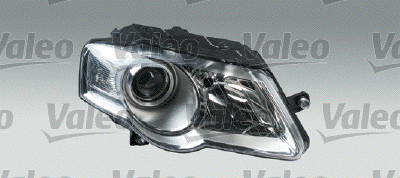 Far fata Dreapta (halogen, H7/W5W, electric, cu motor, culoare semnalizator: transparent) potrivit VW PASSAT B6 potrivit VW 03.05-11.10 [2]