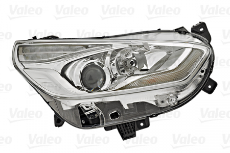 Far fata Dreapta (halogen, H7/W5W, electric, fara motoras, culoare insert: cromat) potrivit FORD GALAXY III [2]
