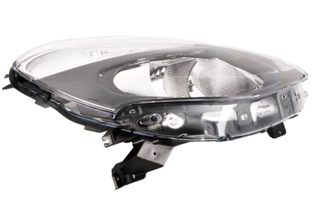 Far fata Dreapta (halogen, H7/W5W, electric, fara motoras, culoare insert: negru, culoare semnalizator: transparent) potrivit RENAULT CLIO III, CLIO III/HATCHBACK [1]