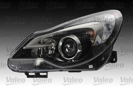 Iluminat auto - Far fata Dreapta potrivit OPEL CORSA D, CORSA D/HATCHBACK pana in 2014 (halogen, H9B, electric, fara motoras, culoare semnalizator: transparent)