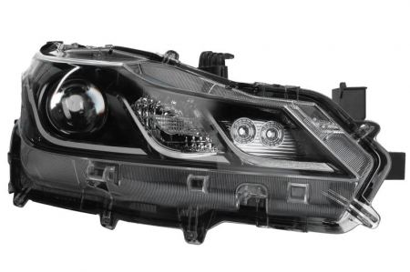 Faruri - Far fata Dreapta potrivit TOYOTA COROLLA dupa 2018 (HIR2/LED/WY21W, electric, cu motor, culoare insert: alb)