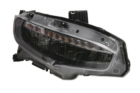 Faruri - Far fata dreapta potrivit HONDA CIVIC X (LED, cu motor, culoare interior: negru)