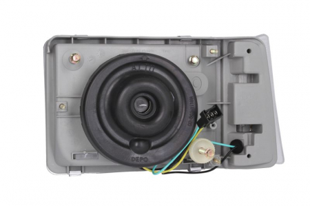 Far fata dreapta (R2, manual, fara motoras, culoare semnalizator: transparent) potrivit FIAT PANDA, PANDA/HATCHBACK 01.86-12.03 [1]