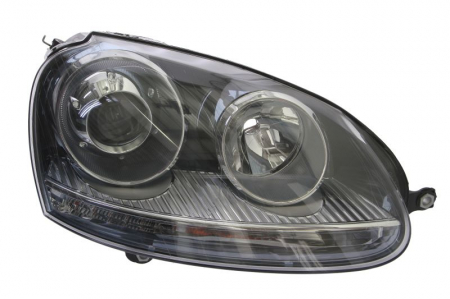 Far fata dreapta (xenon, D2S/H7, electric, cu motor, culoare interior: negru) potrivit VW GOLF V, JETTA III 10.03-10.10 [0]