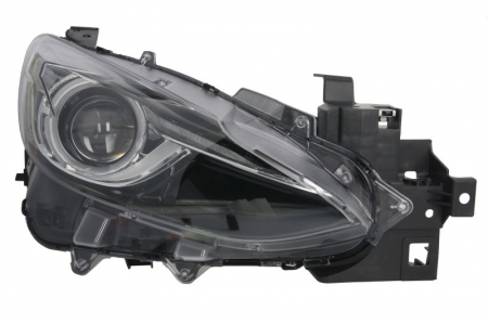 Far fata Dreapta (xenon, D3S/LED, electric, fara motoras, culoare insertie: negru) potrivit MAZDA 3 09.13-03.19 [0]