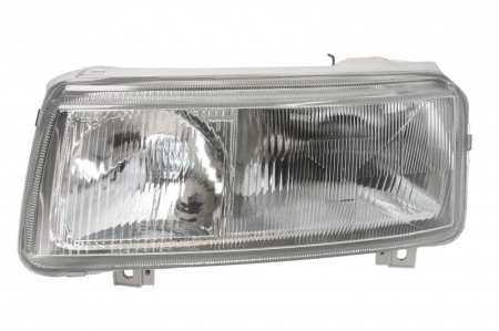 Faruri - Far fata Stanga potrivit VW PASSAT B3/B4 (2*H1, electric, fara motoras, culoare insert: cromat)