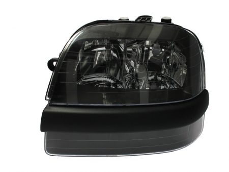 Far fata stanga (2*H1/H7, electric, fara motoras, culoare interior: negru, culoare semnalizator: afumat) potrivit FIAT DOBLO, DOBLO/MINIVAN -12.05 [0]