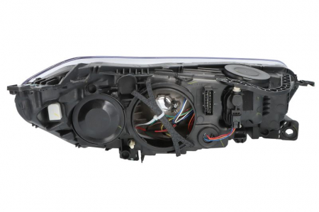 Far fata Stanga potrivit CITROEN C5 II, C5 III (2*H7/H1, electric, cu motor, culoare insert: cromat) [1]
