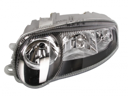 Faruri - Far fata stanga potrivit ALFA ROMEO 147 (2*H7/H1, electric, fara motoras, culoare interior: negru)