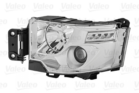 Far fata Stanga (2*LED/H1/H7, electric, cu motor, functie Lumina zi, culoare insert: cromat, culoare semnalizator: transparent) potrivit RVI C, T 01.13- [2]