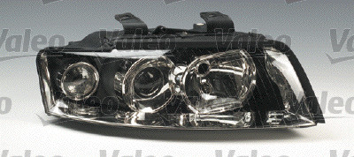 Far fata Stanga potrivit AUDI A4 B6 pana in 2004 (bi-xenon, D1S/H6W/H7, electric, cu motor, culoare semnalizator: transparent) [2]
