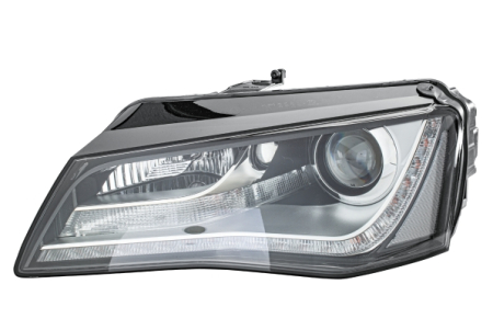 Iluminat auto - Far fata Stanga (bi-xenon, D3S/H7/PSY24W, electric, cu motor, bec) potrivit AUDI A8 D4 12.09-09.13