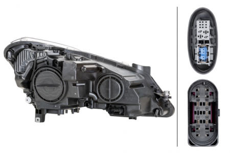 Far fata Stanga potrivit MERCEDES E (A207), E (C207) (bi-xenon/halogen/LED, D1S/H7/LED, electric, cu motor, bec) [3]