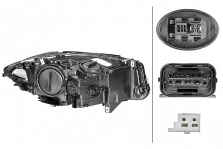 Far fata Stanga potrivit BMW 5 (F10), 5 (F11) 2009-2013 (bi-xenon/LED, D1S/H7/LED, electric, cu motor) [3]