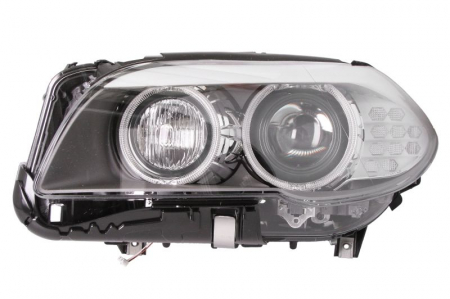 Faruri - Far fata Stanga potrivit BMW 5 (F10), 5 (F11) 2009-2013 (bi-xenon/LED, D1S/H7/LED, electric, cu motor)