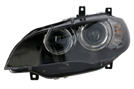 Iluminat auto - Far fata Stanga (bi-xenon/LED, D1S/H8/LED/PSY24W, electric, cu motor, bec) potrivit BMW X5 (E70), X6 (E71, E72) 02.07-06.14