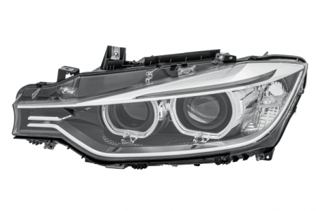 Faruri - Far fata Stanga potrivit BMW 3 (F30, F80), 3 (F31) 2011-2019 (bi-xenon/LED, D1S/LED/PY21W, cu motor)
