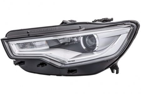 Faruri - Far fata Stanga potrivit AUDI A6 ALLROAD C7, A6 C7 pana in 2014 (bi-xenon/LED, D3S/H7/LED/PSY24W, cu motor)