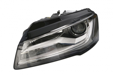 Faruri - Far fata Stanga potrivit AUDI A8 D4 dupa 2013 (bi-xenon/LED, D3S/H7/LED/PSY24W, electric, cu motor)