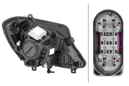 Far fata Stanga potrivit MERCEDES SPRINTER 3,5-T (B906), SPRINTER 3-T (B906), SPRINTER 3-T (B910), SPRINTER 4,6-T (B906) (bi-xenon/LED, D3S/H7/LED/PY21W, electric, cu motor, bec) [3]