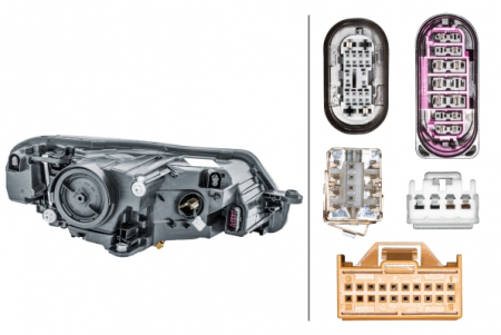 Far fata Stanga (bi-xenon/LED, D3S/LED, electric, cu motor) potrivit SKODA SUPERB III [3]