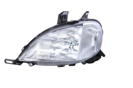 Far fata stanga (H1/H3/H7/PY21W/W5W, electric, cu motor, bec, culoare interior: cromat, culoare semnalizator: alb) potrivit MERCEDES M (W163) 01.98-12.01 [0]