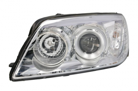 Far fata Stanga potrivit CHEVROLET CAPTIVA (H1/H7, electric, cu motor, culoare insert: cromat, culoare semnalizator: alb) [0]