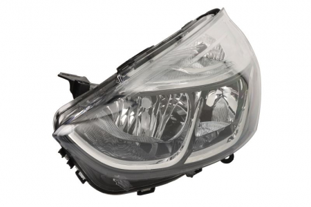 Far fata Stanga potrivit RENAULT CLIO IV, CLIO IV/HATCHBACK, CLIO IV/KOMBI dupa 2016 (H1/H7, electric, cu motor, culoare insert: cromat) [0]