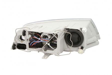 Far fata Stanga (H1/H7, electric, cu motor, culoare insert: negru) potrivit SKODA OCTAVIA II [1]