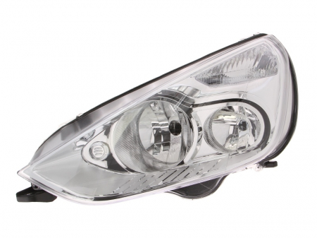 Faruri - Far fata stanga potrivit FORD GALAXY II, S-MAX 2006-2015 (H1/H7, electric, cu motor, culoare interior: argintiu, culoare semnalizator: transparent)