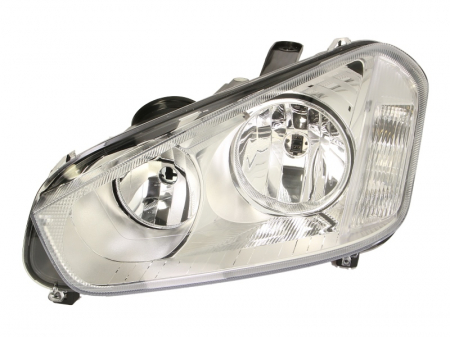 Faruri - Far fata stanga potrivit FORD C-MAX (H1/H7, electric, cu motor, culoare interior: cromat, culoare semnalizator: transparent)
