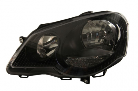 Far fata stanga potrivit VW POLO, POLO IV (H1/H7, electric, cu motor, culoare interior: negru) [0]