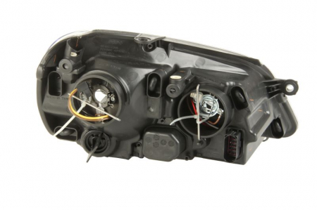 Far fata stanga potrivit VW POLO, POLO IV (H1/H7, electric, cu motor, culoare interior: negru) [1]