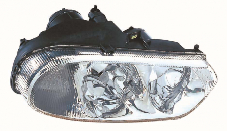 Far fata stanga (H1/H7, electric, fara motoras, culoare interior: cromat, culoare semnalizator: alb) potrivit ALFA ROMEO 156 01.97-12.03 [0]