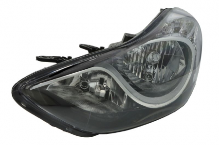 Far fata Stanga (H1/H7, manual, fara motoras, culoare insert: negru, culoare semnalizator: alb) potrivit HYUNDAI ELANTRA IV, ELANTRA V -12.15 [0]