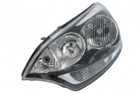 Faruri - Far fata Stanga potrivit KIA RIO III dupa 2011 (H1/H7/P21/PY21W, electric, fara motoras, culoare insert: negru)