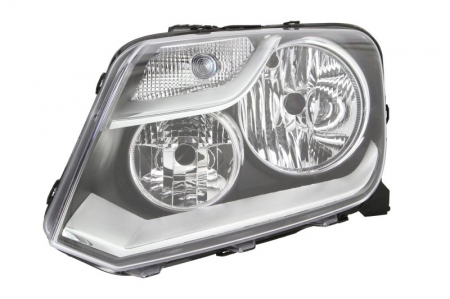 Far fata Stanga (H1/H7/PY21W/W5W, electric, cu motor, culoare insert: negru, culoare semnalizator: alb) potrivit VW AMAROK [0]