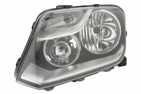 Far fata Stanga potrivit VW AMAROK (H1/H7/PY21W/W5W, manual, fara motoras, culoare insert: cromat, culoare semnalizator: transparent) [0]