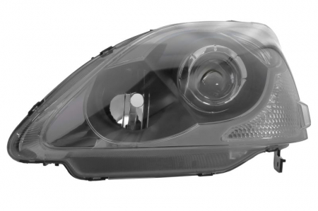 Far fata stanga (H1/HB3, electric, fara motoras, culoare interior: negru, culoare semnalizator: greu afumat) potrivit HONDA CIVIC VII 01.03-12.06 [0]