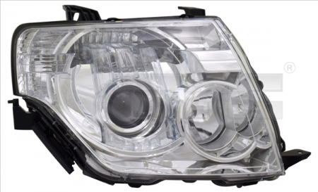 Far fata Stanga (H11/H9, electric, cu motor) potrivit MITSUBISHI PAJERO IV 02.07-