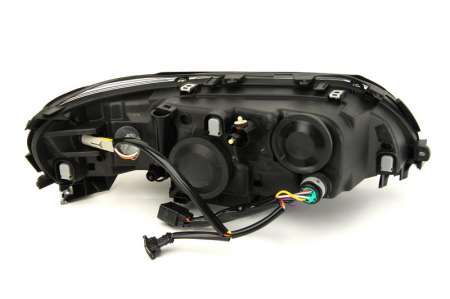 Far fata stanga potrivit VOLVO S60 I, V70 II, XC70 I (H11/H9, electric, fara motoras, culoare interior: negru) [1]